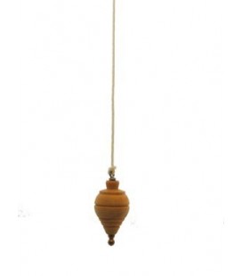 Péndulo mixto ( madera de haya con punta de metal ) con cordón