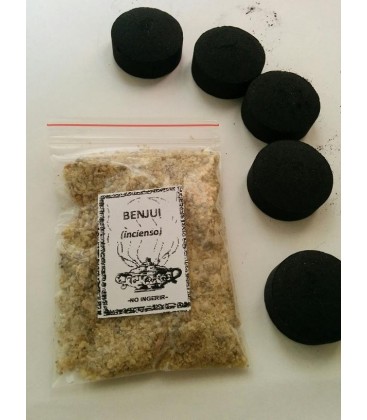 Benjuí en grano ( 30 gr aprx ) con 5 carbones instantáneos Kid al por mayor