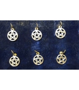 Pentagrama de Agripa ( tetragramatón) 2.50 cm ( Bolsa de 6 UNIDADES ) sin manipulación al por mayor