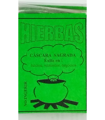 Cáscara sagrada, hierba, Éxito : Juicios, reuniones, negocios, etcccccc al por mayor